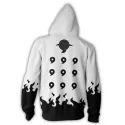 3d Digital Printing Hooded Hoodies - White