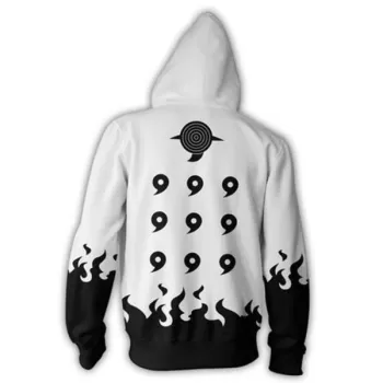 3d Digital Printing Hooded Hoodies - White