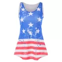 American Flag Tank Top - Blue