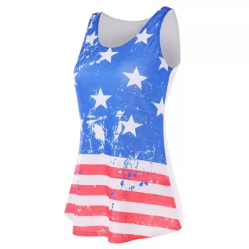 American Flag Tank Top - Blue
