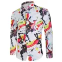 Art Painting Print Long Sleeves Shirt -