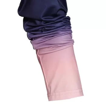 Asymmetric Hollow Out Ombre T Shirt -