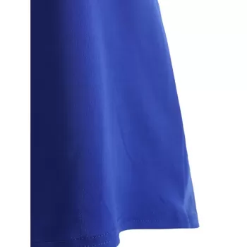Asymmetric Overlap leeveless Top - Cobalt Blue