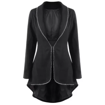 Back ace Up High ow ongline Coat - Black