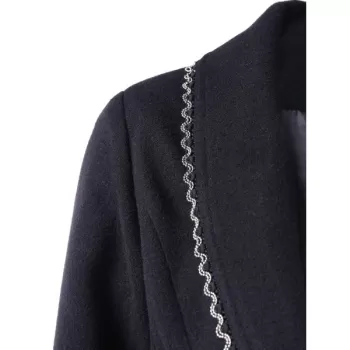 Back ace Up High ow ongline Coat - Black