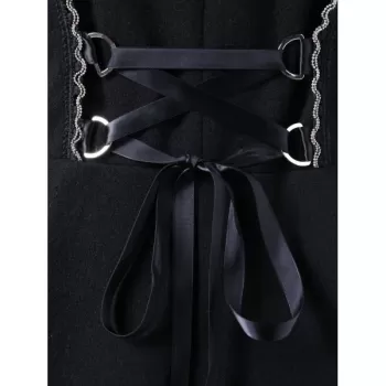 Back ace Up High ow ongline Coat - Black