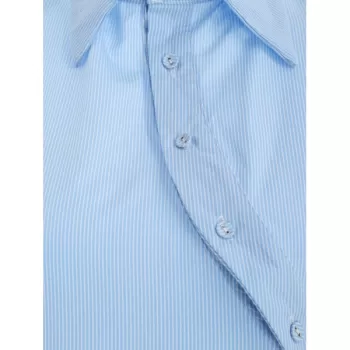 Back Twist High Low Dress - Denim Blue