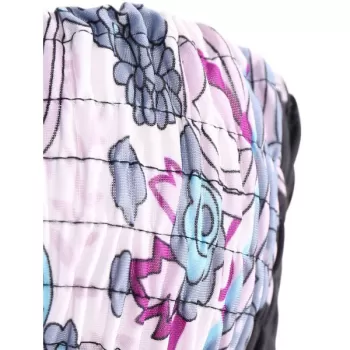 Bohemian Strapless Printed A-ine Dress For Women - Black