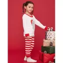 Bottles Christmas Matching Family Pajamas - Red Mom