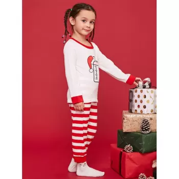 Bottles Christmas Matching Family Pajamas - Red Mom