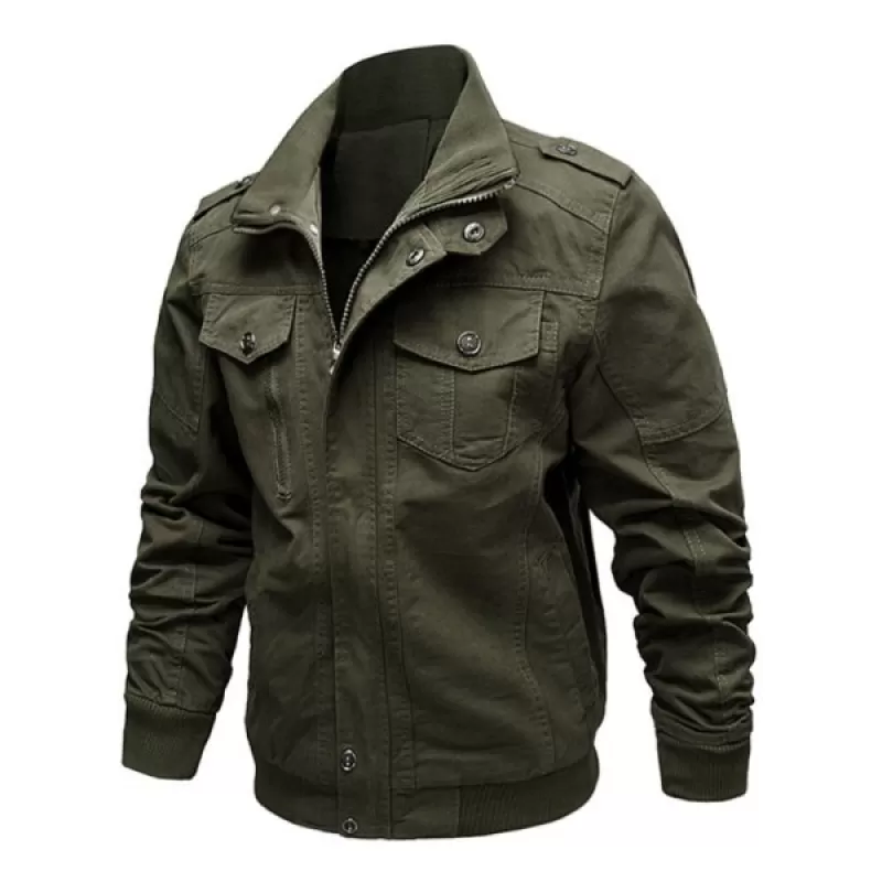 Cargo Jacket - Army Green