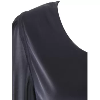 Casual Chiffon hift Dress - Black