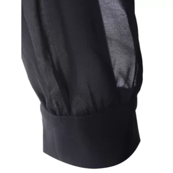 Casual Chiffon hift Dress - Black