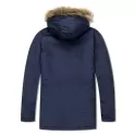 Casual Pockets Hooded Outwear Coat - Cadetblue