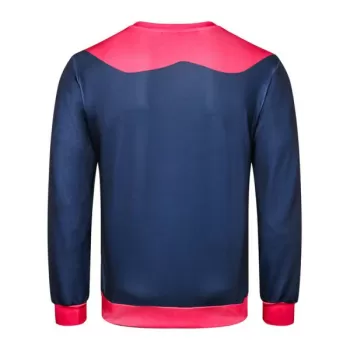 Character Printed Casual Pullover Sweatshirt - Peacock Blue