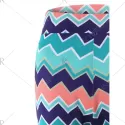 Chevron Print Flare Pants -