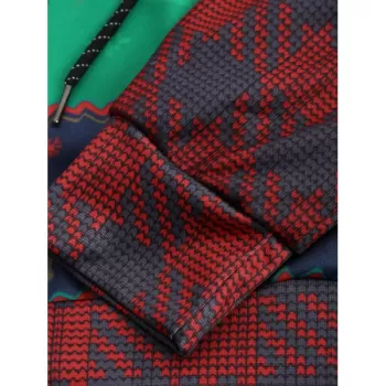 Christmas Cat Print Pullover Hoodie -