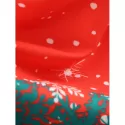 Christmas Elk Print Fit and Flare Dress - ava Red