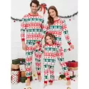 Christmas Geometric Pattern Family Pajama Sets -  Dad