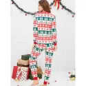 Christmas Geometric Pattern Family Pajama Sets -  Dad