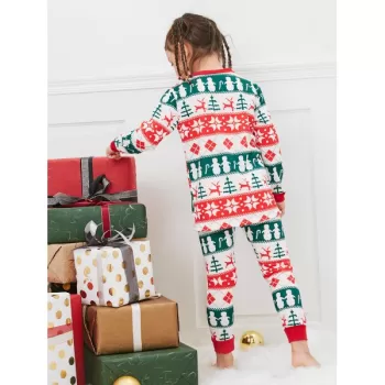 Christmas Geometric Pattern Family Pajama Sets -  Dad