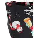 Christmas Graphic Fit and Flare Dress -
