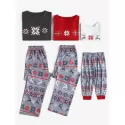Christmas Patterned Family Matching Pajama et -  Dad