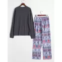 Christmas Patterned Family Matching Pajama et -  Dad