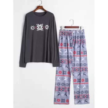 Christmas Patterned Family Matching Pajama et -  Dad