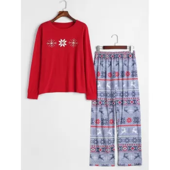 Christmas Patterned Family Matching Pajama et -  Dad