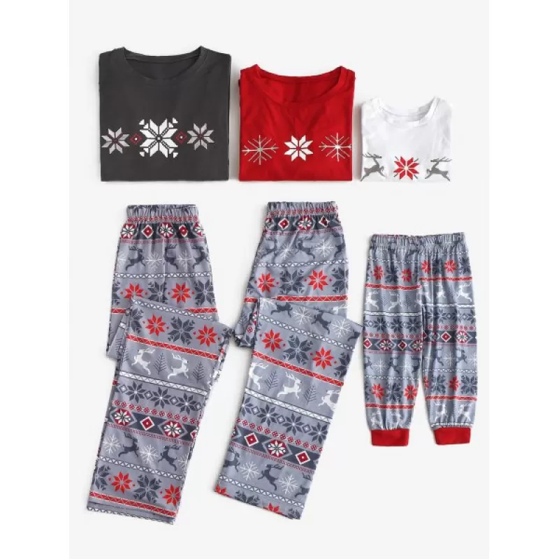Christmas Patterned Family Matching Pajama et -  Dad
