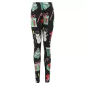 Christmas Print Outdoor Leggings - Black