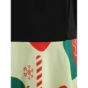 Christmas tockings Print leeveless Dress -