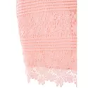 Cold Shoulder Spaghetti Strap Bodycon Dress - Light Pink