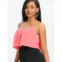 Color Block axi Popover Dress - Pink