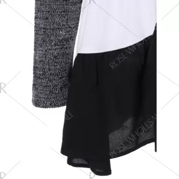 Color Block Tiered T-Shirt -