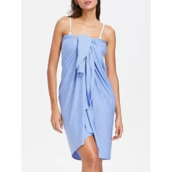 Convertible Beach Wrap Sarong - Powder Blue