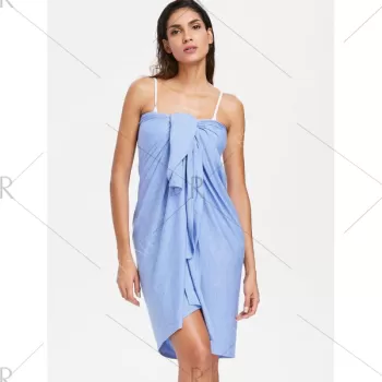 Convertible Beach Wrap Sarong - Powder Blue