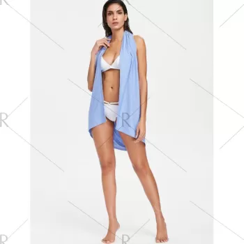 Convertible Beach Wrap Sarong - Powder Blue