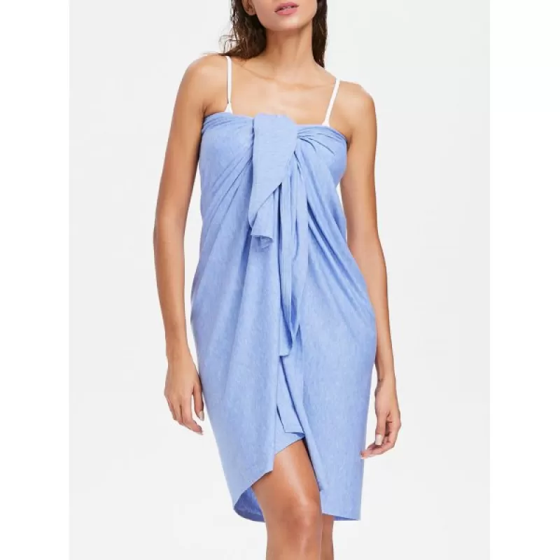 Convertible Beach Wrap Sarong - Powder Blue