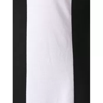 Cut Out Contrast Hoodie Dress - Black