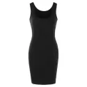 Cut Out Two Piece Knitted Dresses - Black