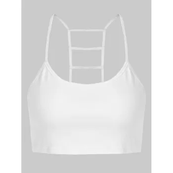 Empire Waist Peplum Blouse with Tank Top - Water