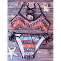 Ethnic Printed trappy Bohemian Bikini et -