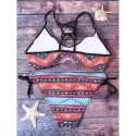 Ethnic Printed trappy Bohemian Bikini et -