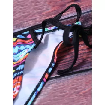 Ethnic Printed trappy Bohemian Bikini et -
