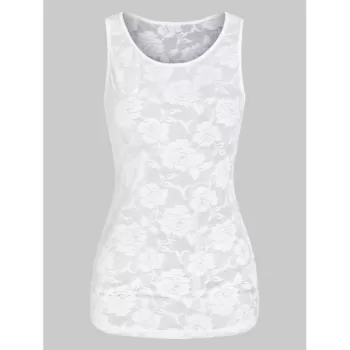 Feather Print Ruched T Shirt with Solid Tank Top - Black