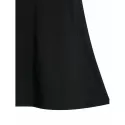 Fit And Flare Long Sleeve Plunge Gothic Dress - Black