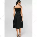Fit and Flare idi Dress - Black