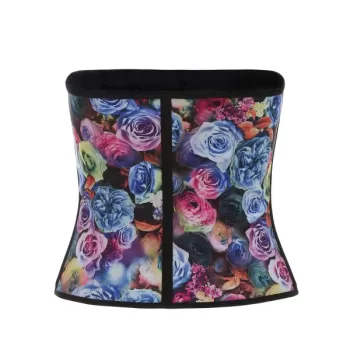 Floral Print trapless Corset -